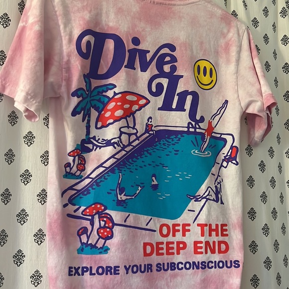 A-Lab Other - A-Lab Dive Pink Tie Dye T-Shirt Size Medium